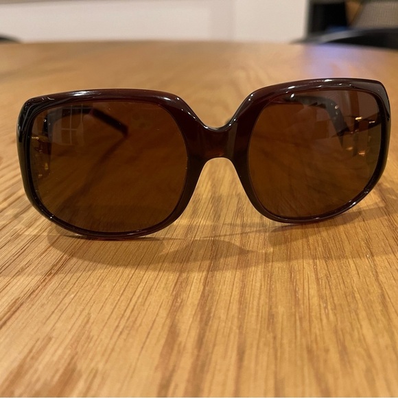 Dolce and Gabbana brown glam crystal detail sunglasses DG889S - Picture 5 of 7